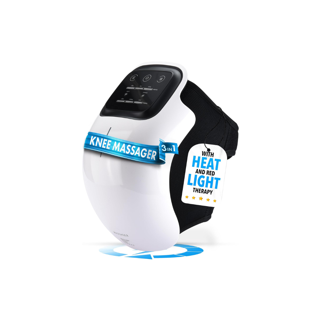 Wireless Knee and Shoulder Massager. Led Therapy