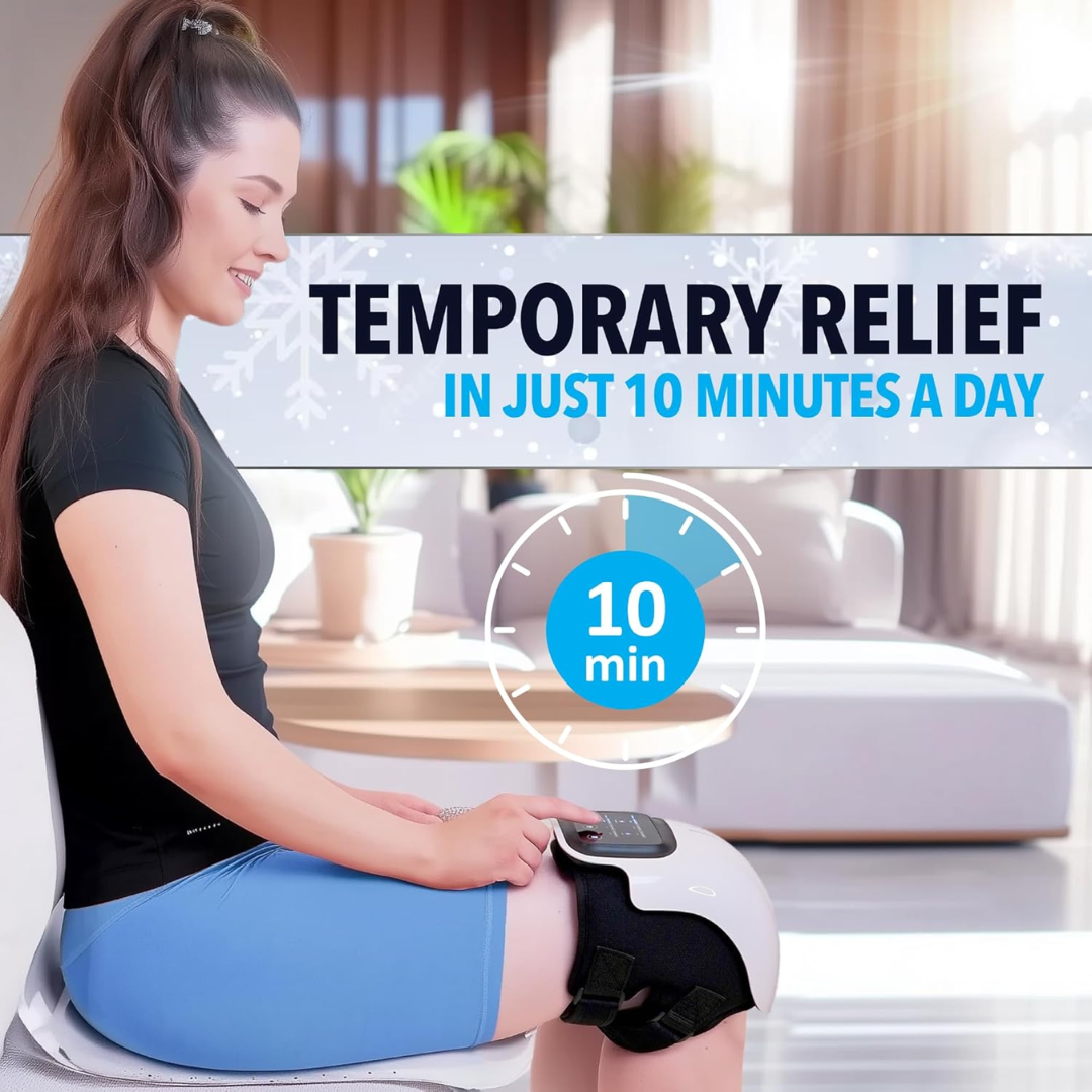 Wireless Knee and Shoulder Massager. Led Therapy